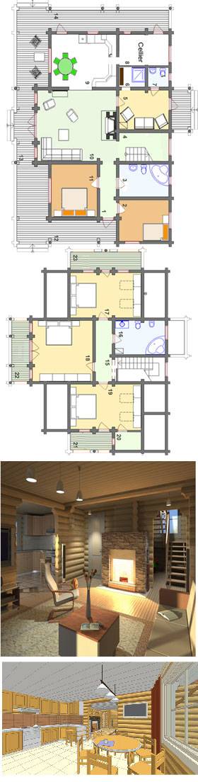 plan de la maison